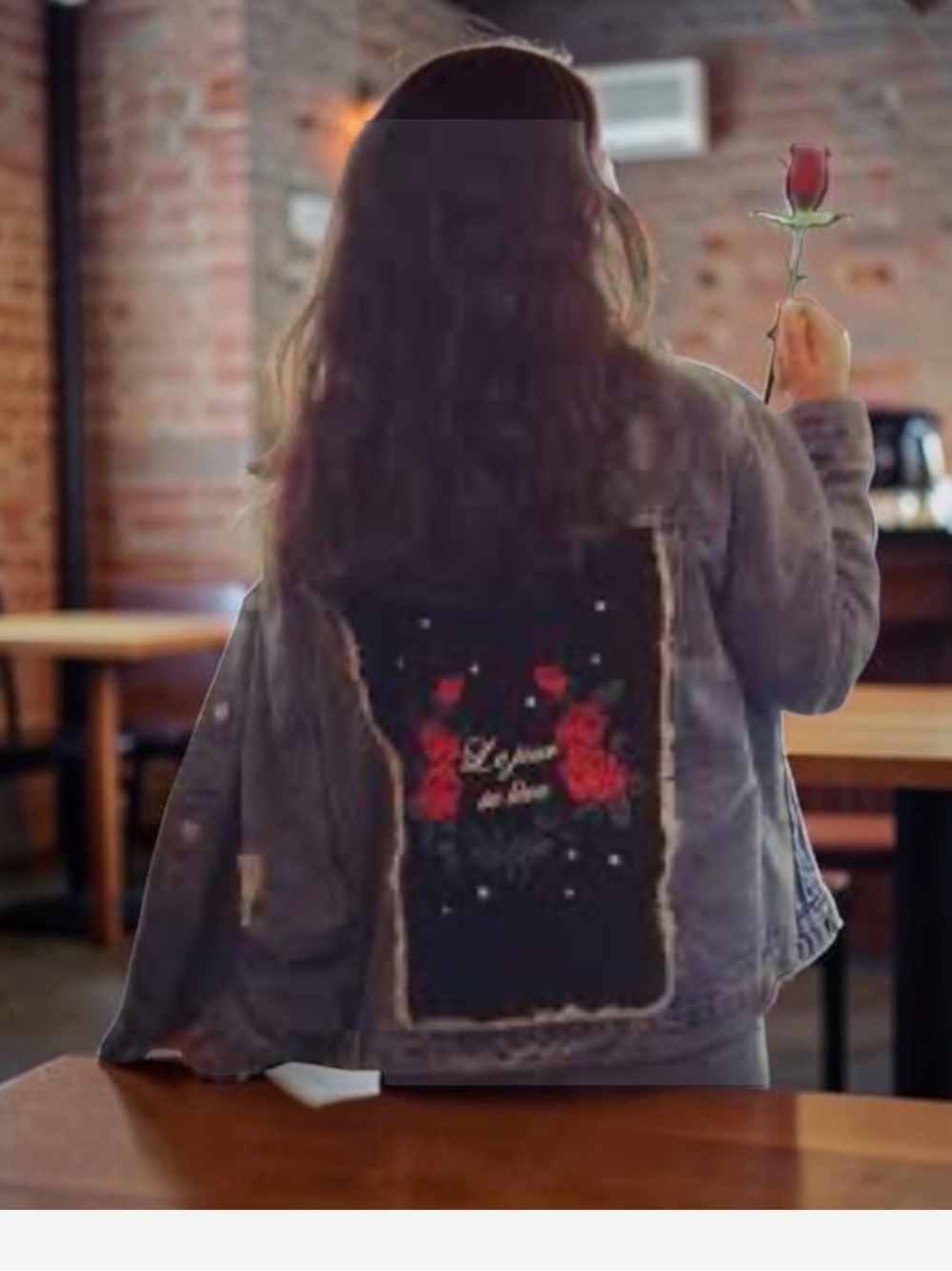 Floral l’Amour Rose 🌹
Embroidered Distressed
Denim Jacket S-M Boho Festival - Picture 2 of 15